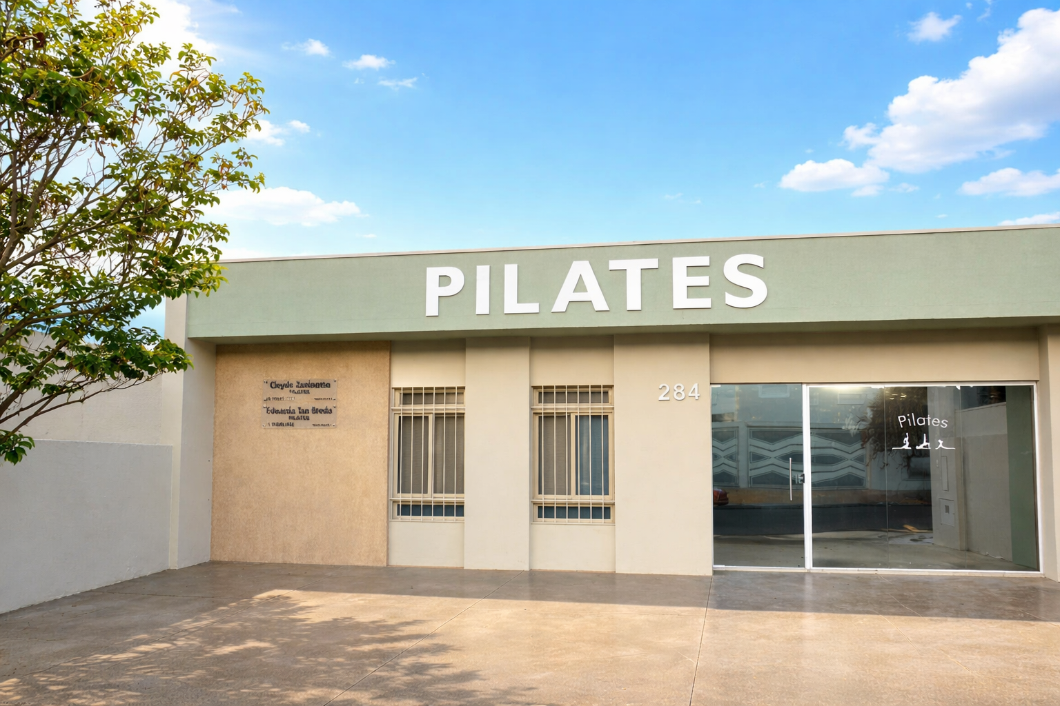 Fachada do Studio Pilates Eduarda Tan