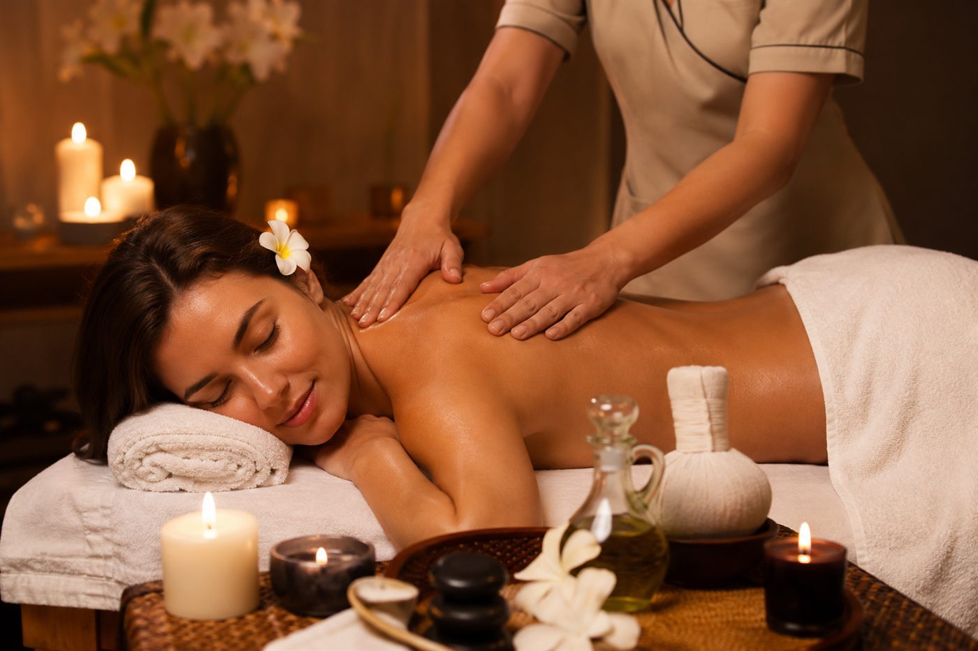 Espaço de massagem e estética da Tan Pilates & SPA em Marília